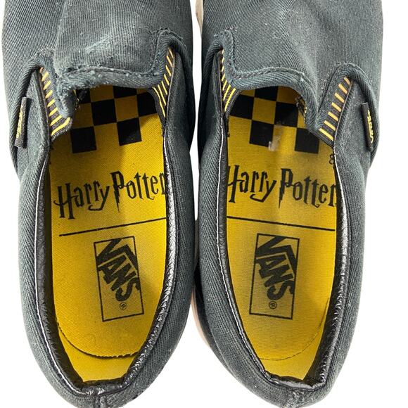 Vans Slip On Sneaker Harry Potter Hufflepuff Unisex Women's 8 Men's 6.5 - Picture 5 of 11
